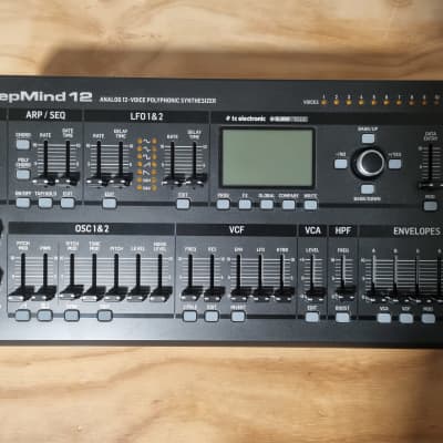 Behringer DeepMind 12D Desktop 12-Voice Polyphonic Analog Synth Module 2016 - Present - Black