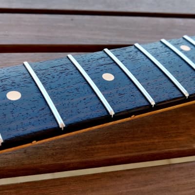 Musikraft Maple/Rosewood Stratocaster Neck Oil Finish 1957 V-Shape, Vintage Compound Radius, SS Frets image 5