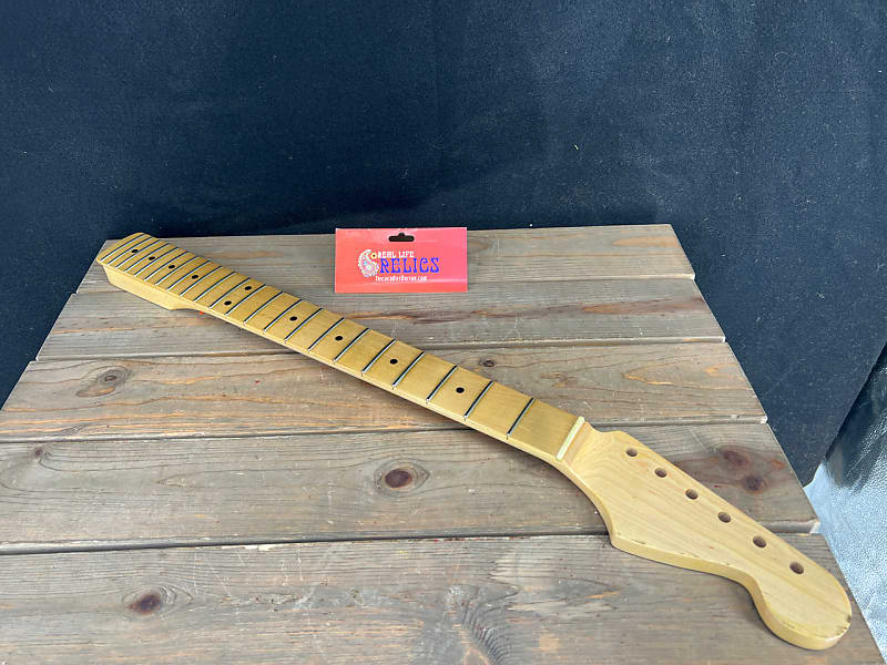 Real Life Relics Maple Strat® Style Neck RLR-SMM #1 | Reverb