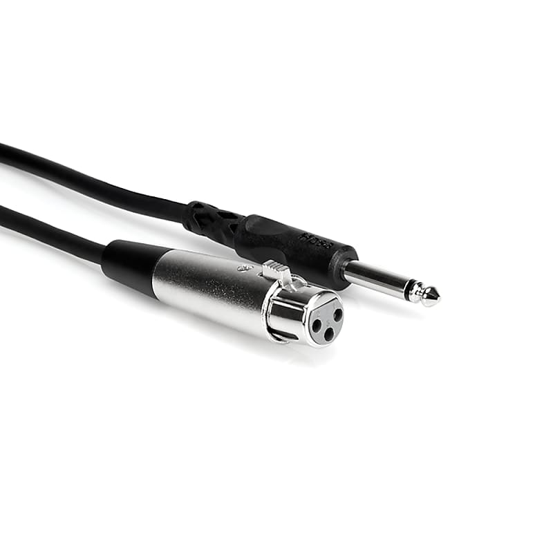 Hosa PXF-120 Unbalanced Interconnect, XLR3F to 1/4 in TS, 20 ft image 1
