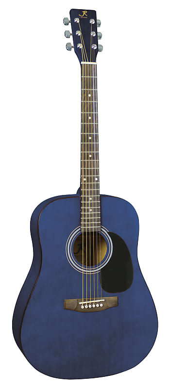 J Reynolds Jr65Tbl Dreadnought Acoustic Guitar. Trans Blue image 1