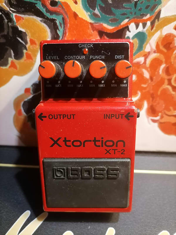 Boss XT-2 Xtortion (Silver Label) 1996 - 1998 - Red