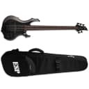 ESP LTD F-1005 FM See Thru Black 5-String Electric Bass Guitar + ESP TKL Gig Bag F-1005FM F1005