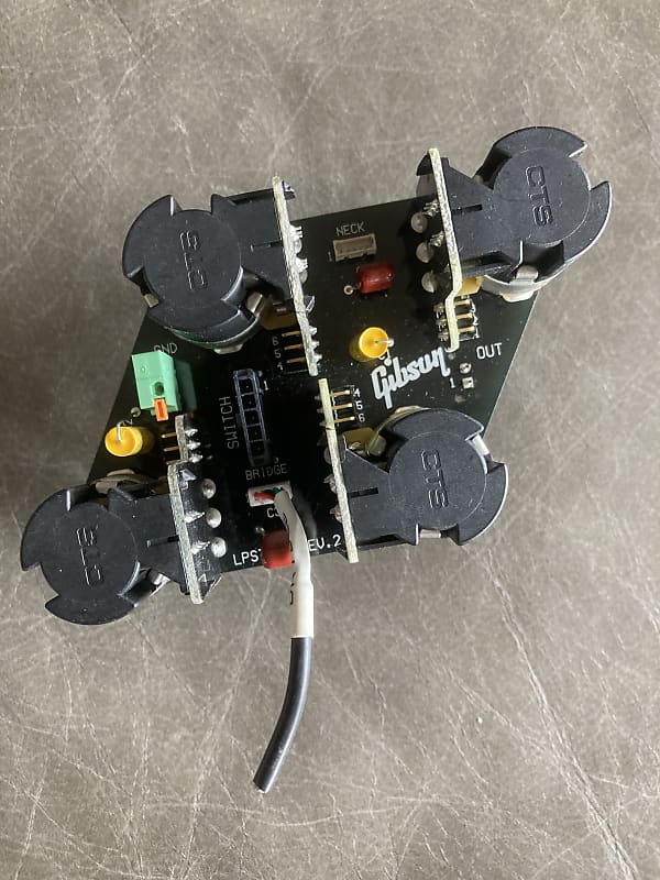 Gibson Les Paul PCB print circuit board w/ push pull pots Les Reverb
