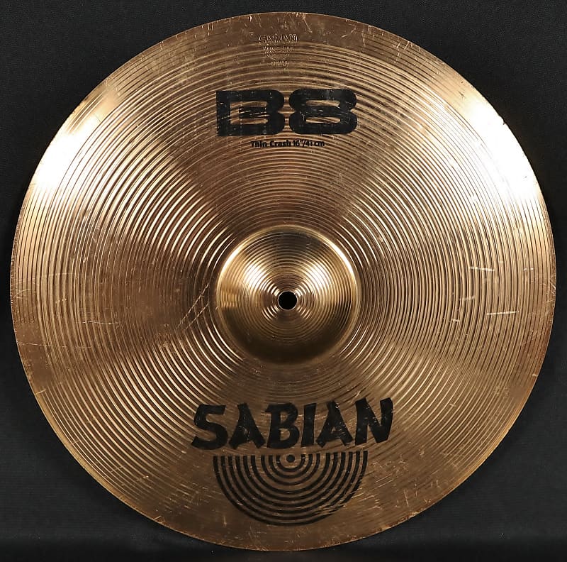Sabian B8 16" Crash Cymbal Drums Percussion 2 lbs 8 oz image 1