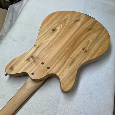 Malinoski Nero #394 New Luthier Built Handmade Silver Foils Hollow Body Good Time Thinline image 18