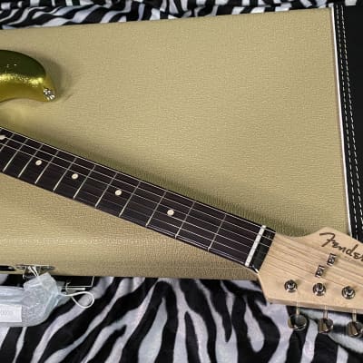 UNPLAYED! 2023 Fender Custom Shop Dick Dale Stratocaster - NOS - Chartreuse Sparkle - 7.9 lbs Authorized Dealer! SAVE BIG! - G01790 image 2