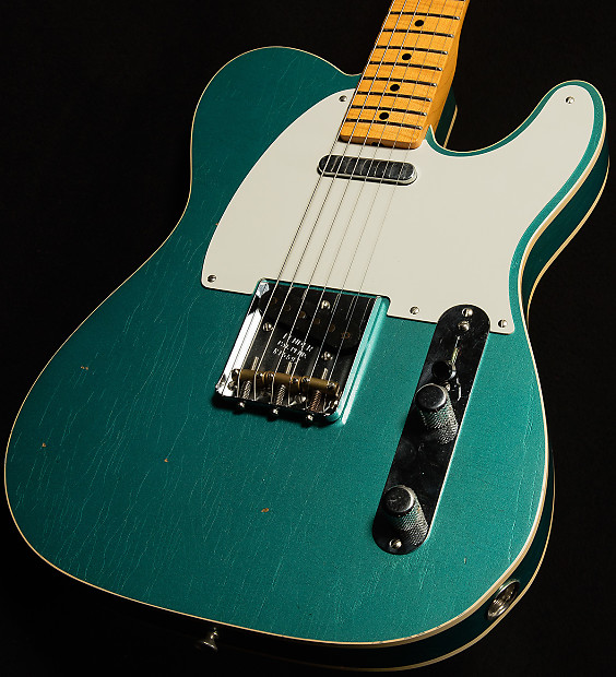 Fender 2016 Fender Custom NAMM Limited 50 s Telecaster Custom Journeyman Relic Teal Green Metallic