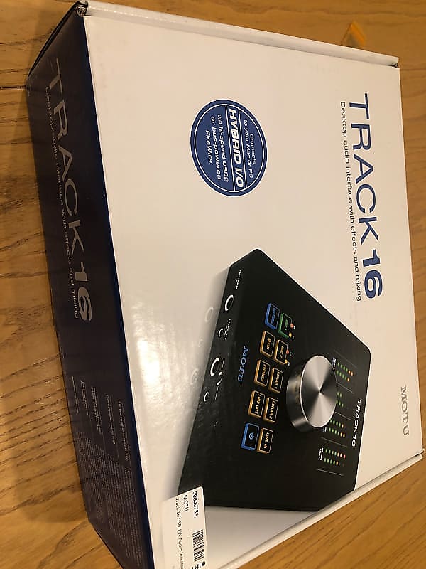 MOTU Track 16 audio interface ADAT light pipe mic guitar 48v Reverb