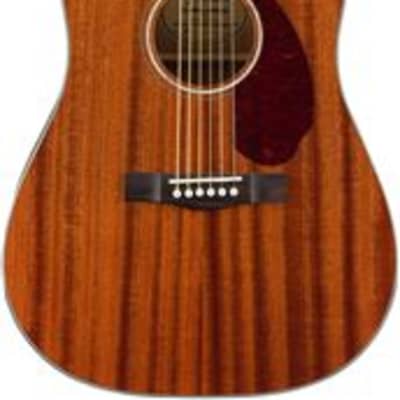 Fender CD140SCE Dread Acoustic Electric Walnut Neck All Mahogany W/C image 1