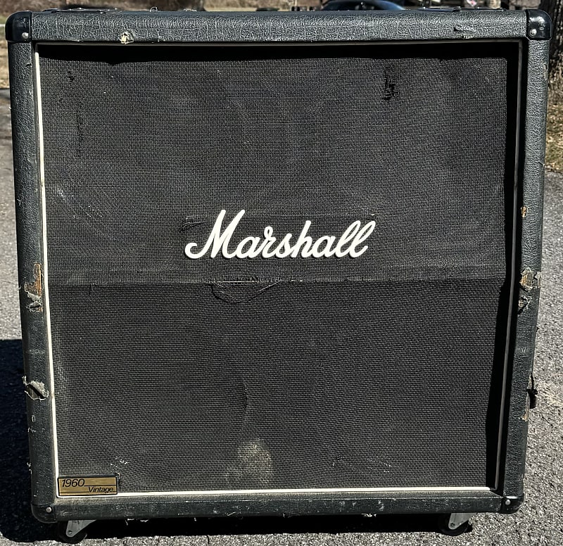 2000 Marshall 1960AV 200 Watt 16 Ohm 4x12 Guitar Speaker Cabinet 412 Cab image 1