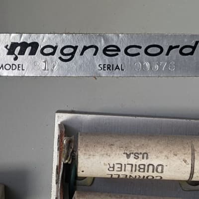 1950's Magnecord 816 Reel to Reel Tape Recorder in 814-O Custom Cabinet image 23