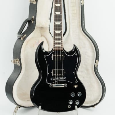 Used Gibson SG Standard Black with Hardshell Case - 2011 image 2