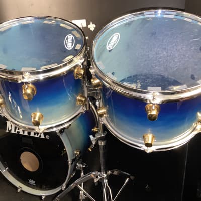Mapex Orion 6 pc Kit w/ Gold Lugs - Blue Fade-FREE shipping! Daves Music & Thrift image 5
