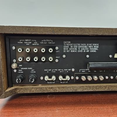 Harman/Kardon 330B Stereo Receiver With Rare Wood Case | Serviced Fully Working image 7