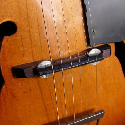 Vintage Cremona 452 Archtop jazz guitar 1950s image 5
