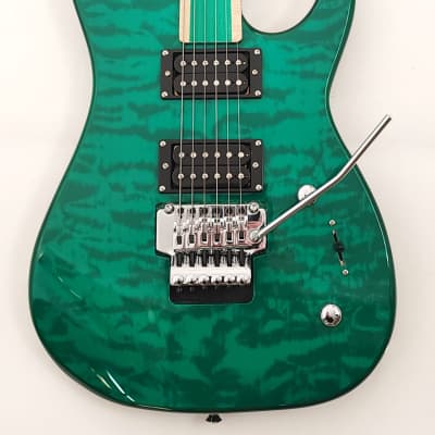 Hadean EG-628 CGR Green Fretless Electric Guitar image 1