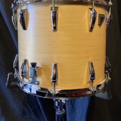 Russ McKinnon's, Remo 14x11.5" Brazilian Marching Snare Drum 1980's - Natural image 16