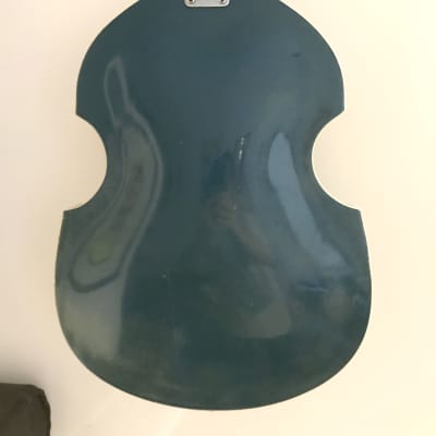 Rare Vintage Japanese Made 1960s Kingston Violin Turquoise mojo image 4