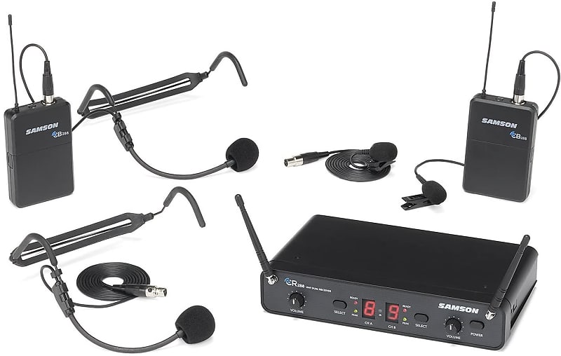 Samson Concert 288 All-in-One 2-Channel Wireless System - H Band - SWC288PRES-H image 1