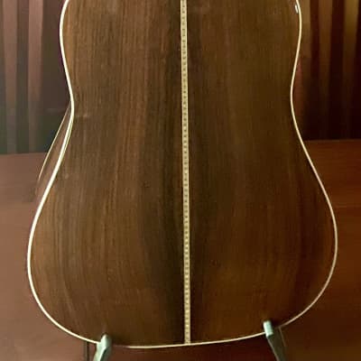 Preston Thompson Custom 12 Fret Slot Head Dreadnaught Acoustic Flattop Guitar , Adirondack Top, AAAA Shipwreck Quarter Sawn Straight Grain Brazilian Rosewood Body 2016 Natural image 9
