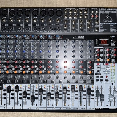 Behringer Xenyx X2222USB 22-Input Mixer with USB Interface | Reverb