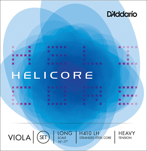 D'Addario H410LH Helicore Long Scale Viola Strings - Medium Tension image 1