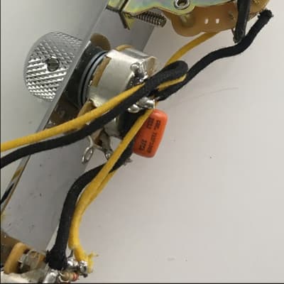 Telecaster Loaded Control Plate Fender Guitar Bill Lawrence 5 Way Tele Wiring Harness Light Relic image 6