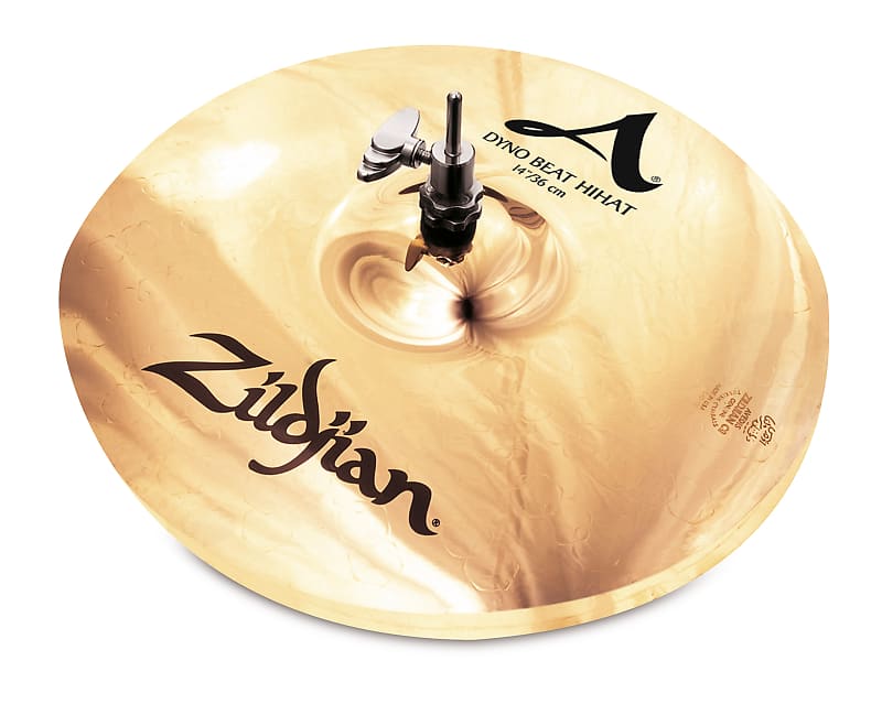 Zildjian 14" A Series Dyno Beat Hi-Hat Cymbal (Single) image 1