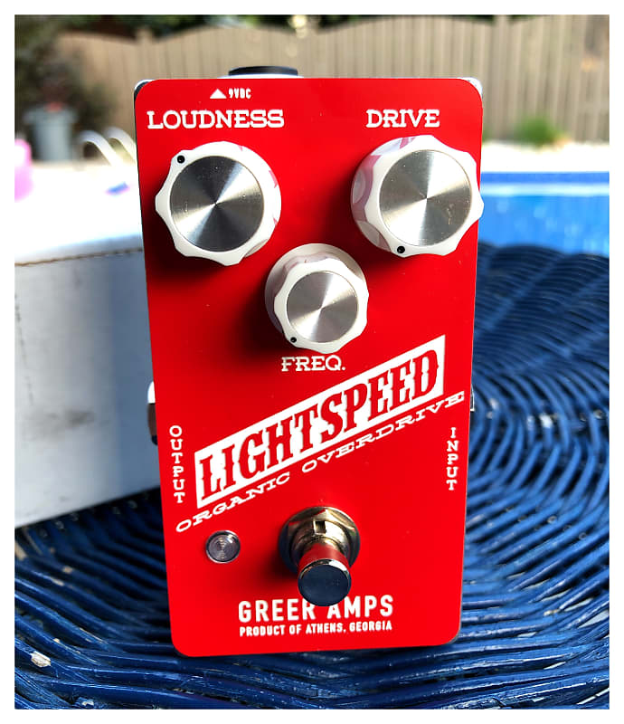 Greer Amps Lightspeed Organic Overdrive (Limited Edition - Red and White)