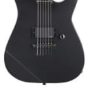 ESP E-II M-I Thru NT Electric Guitar with Case Black Satin