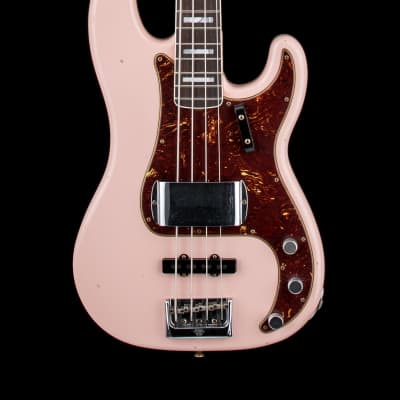 Fender Custom Shop Limited Edition P Bass Special Journeyman Relic - Shell Pink #65906 image 1