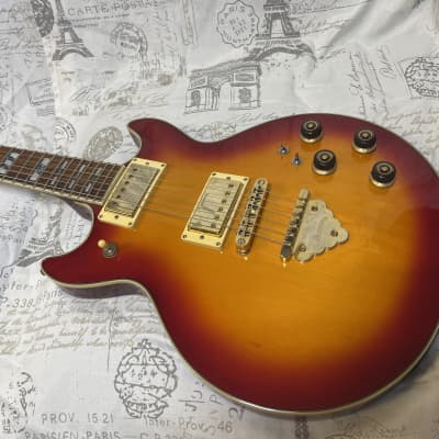 2013 Ibanez AR220 Artist Cherry Sunburst Finish Excellent Plus Super Rare Only Made 2013-2015 Correct Plain Top / Three Ply Binding Gibson Hard Shell Case image 9