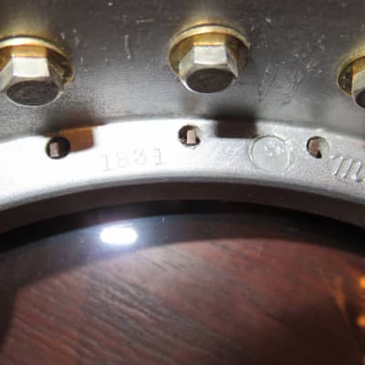 Ode Model 42 Grade  5 Aluminum Rim 5 String Banjo 1964-65 Carved Heel, Engraved Hardware, Beautiful! image 12
