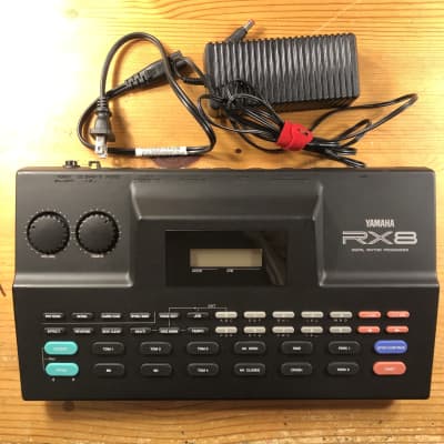 Yamaha RX8 drum machine with power supply, cleaned, new internal battery