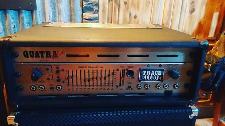 Trace Elliot Quatra Valve 1990s Chrome | Reverb