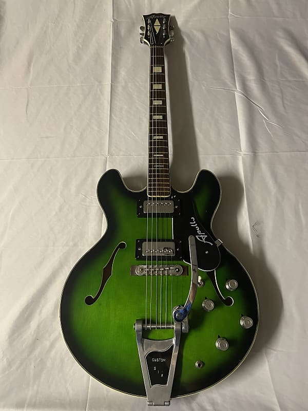 Apollo Hollow Body Electric Guitar W/ Case MIJ Japan 1970s Reverb
