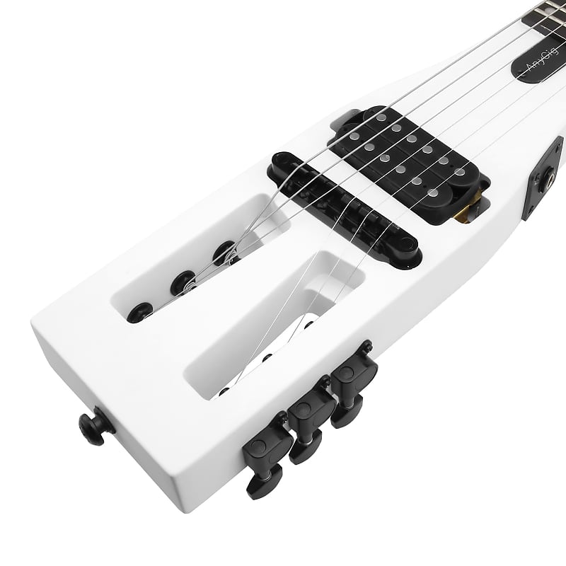 Anygig Travel Guitar Electric AGE SE White | Reverb