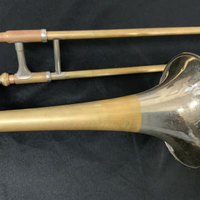 F.E. Olds Studio Model Trombone Vintage Late 40s-Early 50s  Los Angeles - Raw Brass image 18