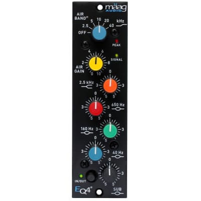 Maag Audio EQ4 500 Series 6-Band EQ Module with AIR Band - Black image 1