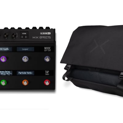 Open Box Line 6 HX Effects Guitar Multi Effects Processor Pedal w/ Messenger Bag