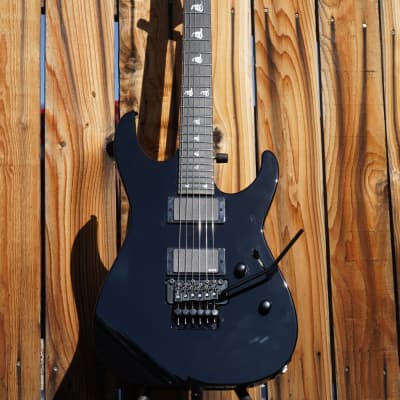 ESP CUSTOM SHOP M-II FR Black w/Snake inlays 6-String Electric Guitar w/ Case (2025) image 6