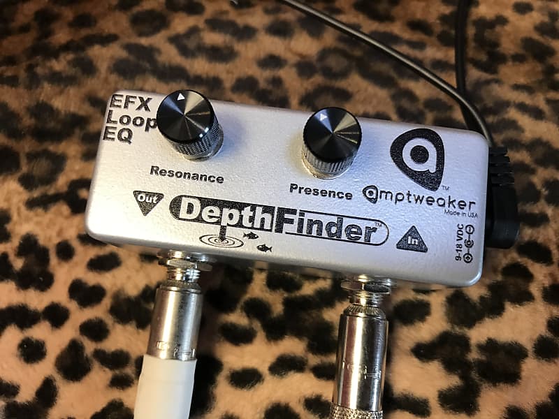 Amptweaker Depth Finder EQ Silver 2 band active Eq boost Reverb UK
