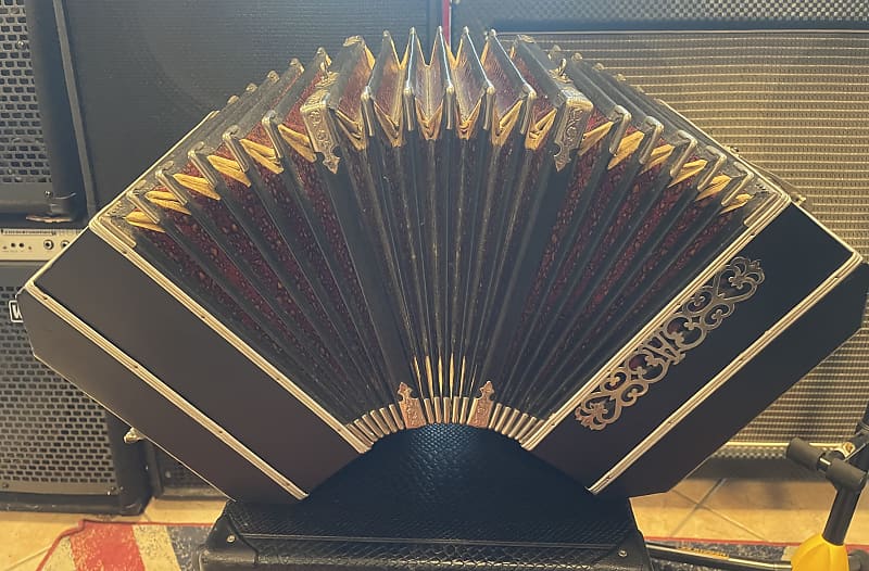 Alfred Arnold Bandoneon AA cromatico sistema Peguri 22/8/50 - Nero image 1