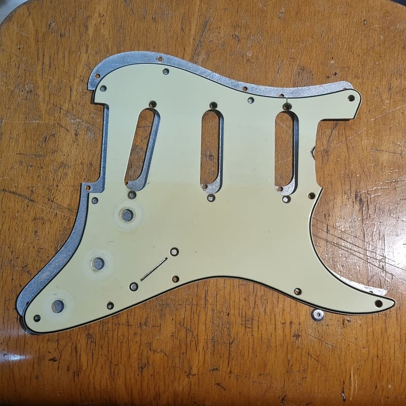 1961 FENDER STRATOCASTER ORIGINAL CELLULOID PICKGUARD AND ITS Reverb