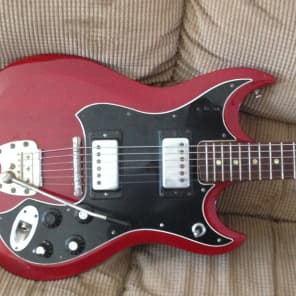 【保存版】 Vintage Hagstrom in Made Guitar Electric Red Cherry N HII ギター