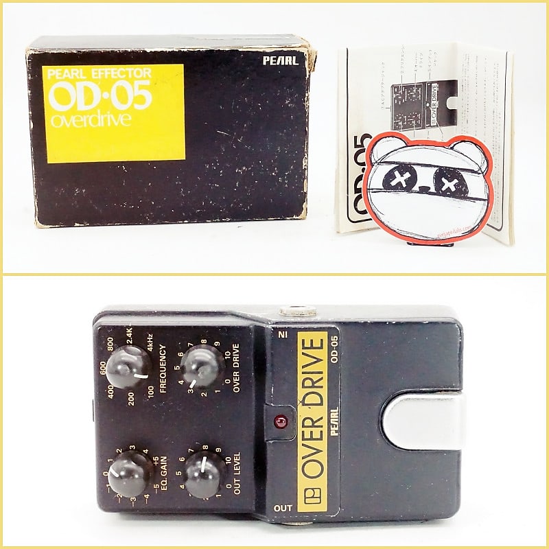 [ビンテージ] PEARL OD-05 オーバードライブ Pearl OD-05 Vintage Overdrive Pedal- Clean - YouTube