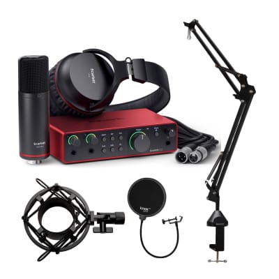 RODE NT1A Complete Vocal Recording Kit with Focusrite Scarlett
