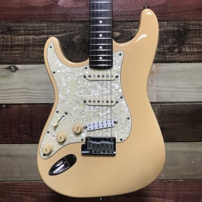 Fender American Standard Stratocaster Left-Handed RW Olympic White 1989 image 1