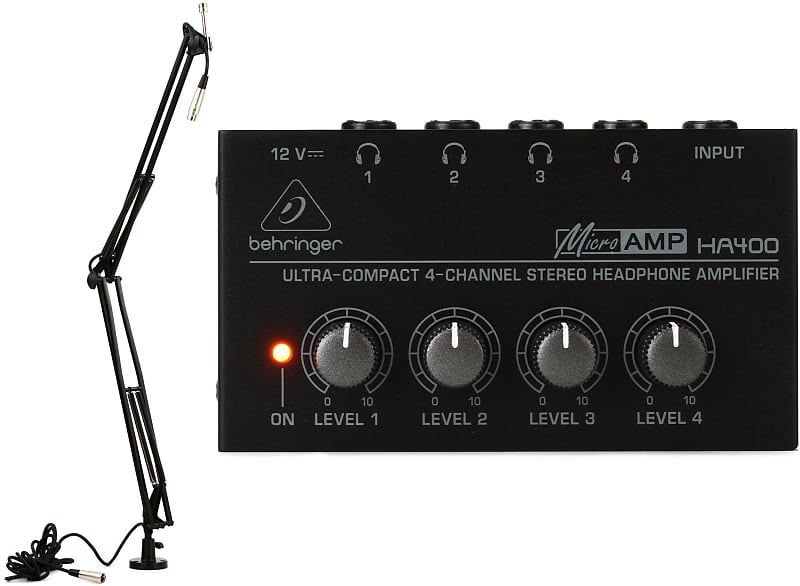 OnStage Stands MBS5000 Deskmounted Broadcast Microphone Reverb